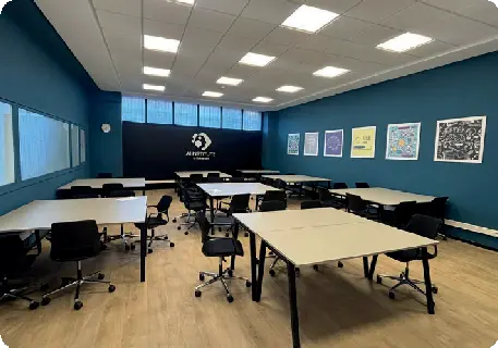 Salle équipée AI Institute
